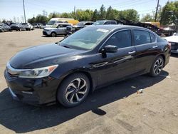 Honda Accord Vehiculos salvage en venta: 2017 Honda Accord EXL