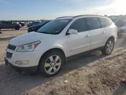 Salvage cars for sale at Houston, TX auction: 2011 Chevrolet Traverse LTZ