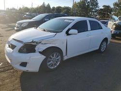 Salvage cars for sale at Denver, CO auction: 2010 Toyota Corolla Base