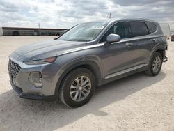 Salvage cars for sale at Andrews, TX auction: 2019 Hyundai Santa FE SEL