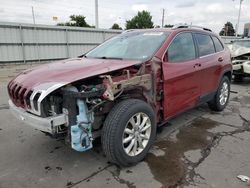 Jeep Vehiculos salvage en venta: 2017 Jeep Cherokee Limited