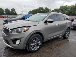 Vehiculos salvage en venta de Copart Moraine, OH: 2016 KIA Sorento SX