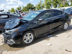 Salvage cars for sale at auction: 2017 Chevrolet Cruze LT