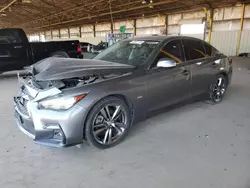 Infiniti salvage cars for sale: 2019 Infiniti Q50 Luxe