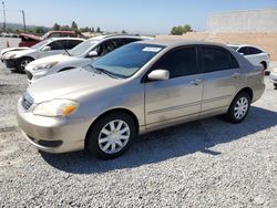 Salvage cars for sale from Copart Mentone, CA: 2006 Toyota Corolla CE