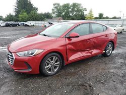 Salvage cars for sale from Copart Finksburg, MD: 2018 Hyundai Elantra SEL