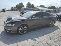 Lincoln salvage cars for sale: 2017 Lincoln MKZ Hybrid Reserve