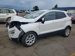 Salvage cars for sale at Woodhaven, MI auction: 2020 Ford Ecosport SE