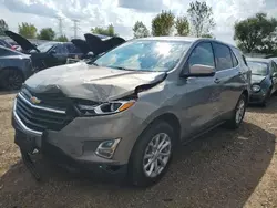 Salvage cars for sale at Elgin, IL auction: 2018 Chevrolet Equinox LT