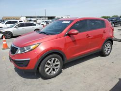 Salvage cars for sale at Grand Prairie, TX auction: 2014 KIA Sportage Base