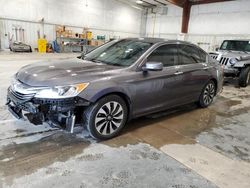 Salvage cars for sale at Milwaukee, WI auction: 2017 Honda Accord Hybrid EXL