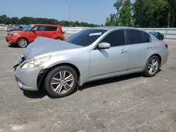 Salvage cars for sale at Dunn, NC auction: 2013 Infiniti G37