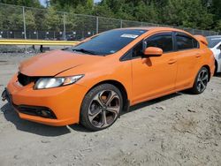 Salvage cars for sale at Waldorf, MD auction: 2014 Honda Civic SI