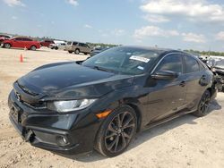 Salvage cars for sale at Houston, TX auction: 2020 Honda Civic Sport