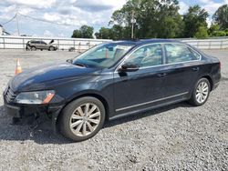 Salvage cars for sale at Gastonia, NC auction: 2012 Volkswagen Passat SEL