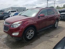 Chevrolet salvage cars for sale: 2017 Chevrolet Equinox LT