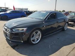 Salvage cars for sale at Grand Prairie, TX auction: 2018 Audi A5 Premium Plus S-Line