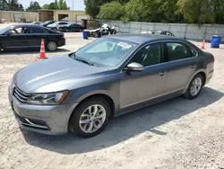 Salvage cars for sale from Copart Knightdale, NC: 2016 Volkswagen Passat S