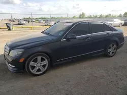 Salvage cars for sale at Houston, TX auction: 2011 Mercedes-Benz C300