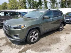 Jeep salvage cars for sale: 2019 Jeep Cherokee Limited