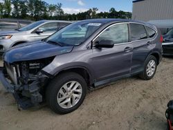 Salvage cars for sale at Spartanburg, SC auction: 2016 Honda CR-V EX