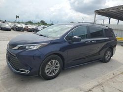 Salvage cars for sale at Corpus Christi, TX auction: 2022 Toyota Sienna XLE