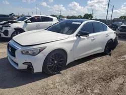 Salvage cars for sale from Copart Homestead, FL: 2020 Infiniti Q50 Pure