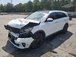 Salvage cars for sale at Savannah, GA auction: 2020 KIA Sorento EX