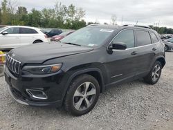 Jeep salvage cars for sale: 2019 Jeep Cherokee Limited