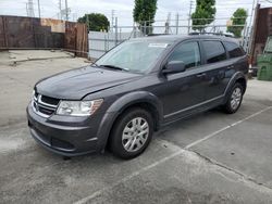 Vehiculos salvage en venta de Copart Wilmington, CA: 2016 Dodge Journey SE