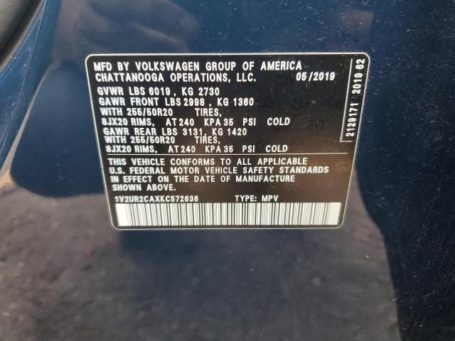 2019 Volkswagen Atlas SE