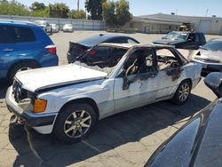 Salvage cars for sale at Martinez, CA auction: 1992 Mercedes-Benz 190 E 2.6