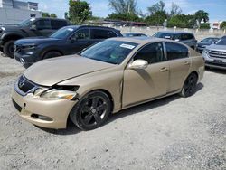 Salvage cars for sale at Opa Locka, FL auction: 2008 Lexus GS 350