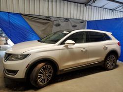 Salvage cars for sale from Copart Tifton, GA: 2016 Lincoln MKX Reserve