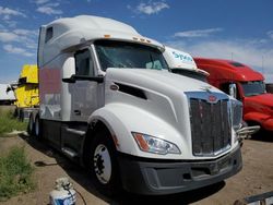 Salvage trucks for sale at Brighton, CO auction: 2023 Peterbilt 579