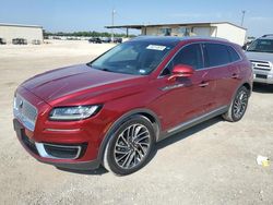 Lincoln Nautilus salvage cars for sale: 2019 Lincoln Nautilus Reserve