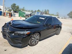 Salvage cars for sale at Pekin, IL auction: 2022 Honda Civic EX