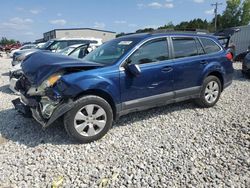 Salvage cars for sale at Wayland, MI auction: 2010 Subaru Outback 2.5I Limited