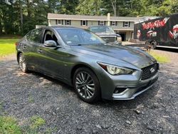 Infiniti Q50 Luxe salvage cars for sale: 2018 Infiniti Q50 Luxe