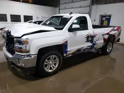 Salvage trucks for sale at Blaine, MN auction: 2016 Chevrolet Silverado K1500 LT