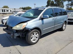 Salvage cars for sale from Copart Sacramento, CA: 2005 Toyota Sienna XLE