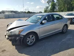 Salvage cars for sale at Dunn, NC auction: 2012 Honda Accord LXP