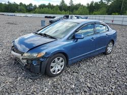 Salvage cars for sale from Copart Windham, ME: 2010 Honda Civic LX