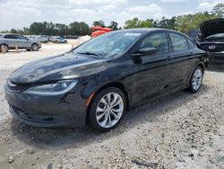 Salvage cars for sale at Houston, TX auction: 2015 Chrysler 200 S