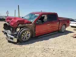 Salvage trucks for sale at Amarillo, TX auction: 2015 Ford F150 Supercrew