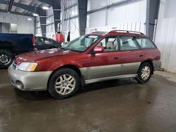 Salvage cars for sale at Ham Lake, MN auction: 2002 Subaru Legacy Outback Limited