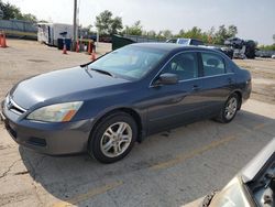 Honda salvage cars for sale: 2007 Honda Accord SE