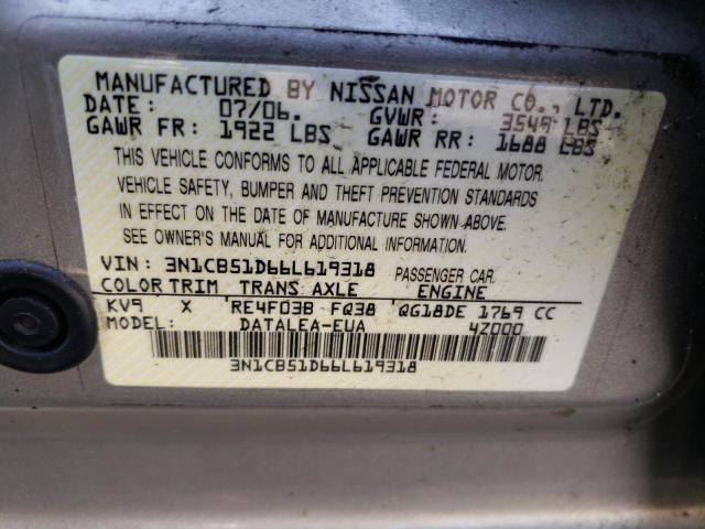 2006 Nissan Sentra 1.8