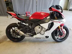 Salvage motorcycles for sale at West Warren, MA auction: 2015 Yamaha YZFR1