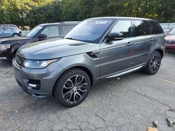 Salvage cars for sale at Austell, GA auction: 2016 Land Rover Range Rover Sport HST